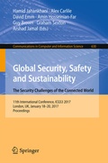 Cover: Global Security, Safety and Sustainability: The Security Challenges of the Connected World - Springer
