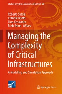 Enlarge image Cover: Managing the Complexity of Critical Infrastructures - Springer