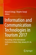 Cover: Information and Communication Technologies in Tourism 2017 - Springer