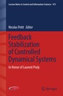 Cover: Feedback Stabilization of Controlled Dynamical Systems - Springer