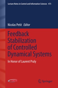 Enlarge image Cover: Feedback Stabilization of Controlled Dynamical Systems - Springer