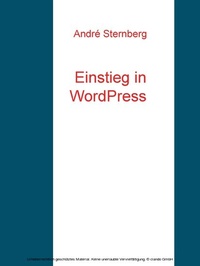 Abbildung von: Einstieg in WordPress - Books on Demand