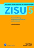 Cover: ZISU - Zeitschrift f&uuml;r interpretative Schul- und Unterrichtsforschung - Verlag Barbara Budrich