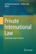 Cover: Private International Law - Springer