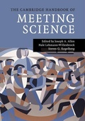 Cover: The Cambridge Handbook of Meeting Science - Cambridge University Press