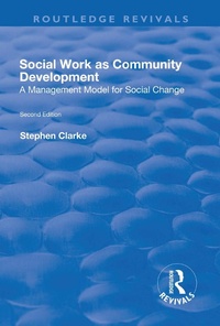 Enlarge image Cover: Social Work as Community Development - Routledge