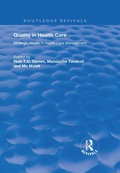 Cover: Quality in Health Care - Routledge