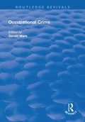 Cover: Occupational Crime - Routledge