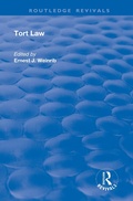 Cover: Tort Law - Routledge