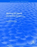 Cover: Memory and Desire - Routledge