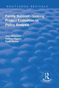 Enlarge image Cover: Family Support - Linking Project Evaluation to Policy Analysis - Routledge