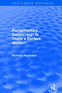 Abbildung von: Parliamentary Democracy - Routledge