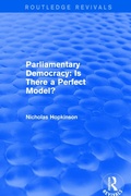 Cover: Parliamentary Democracy - Routledge