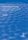 Cover: Decentralised Pay Setting - Routledge
