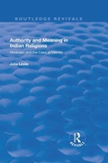 Cover: Authority and Meaning in Indian Religions - Routledge