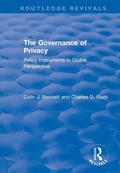 Cover: The Governance of Privacy - Routledge