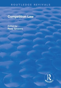 Enlarge image Cover: Competition Law - Routledge