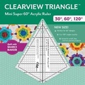Cover: Clearview Triangle (TM) Mini Super 60 degrees Acrylic Ruler - C & T Publishing