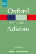 Cover: A Dictionary of Atheism - OUP eBook