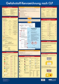 Bild: Wandtafel Gefahrstoff-Kennzeichnung nach CLP - ecomed Storck