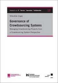 Enlarge image Cover: Governance of Crowdsourcing - Kassel University Press