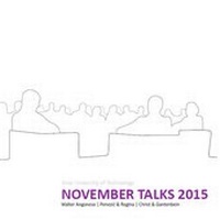 Enlarge image Cover: November Talks 2015 - Verlag d. Technischen Universität Graz