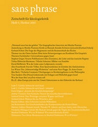 Enlarge image Cover: sans phrase - ça-ira-Verlag