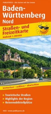 Abbildung von: Baden-Württemberg Nord - Freytag-Berndt und ARTARIA
