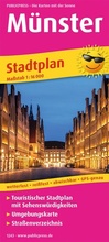 Cover: Publicpress Stadtplan M&uuml;nster 1:16.000 - freytag & berndt