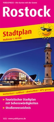Abbildung von: Rostock, Stadtplan 1:18.000 - Freytag-Berndt und ARTARIA