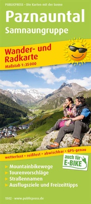 Abbildung von: Paznauntal, Samnaungruppe - Freytag-Berndt und ARTARIA