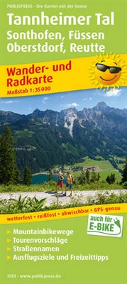 Abbildung von: Tannheimer Tal, Sonthofen, Füssen, Oberstdorf, Reutte - Freytag-Berndt und ARTARIA