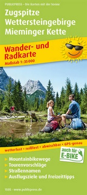 Abbildung von: Zugspitze - Wettersteingebirge - Mieminger Kette - Freytag-Berndt und ARTARIA
