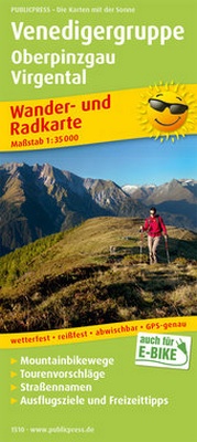 Abbildung von: Venedigergruppe, Oberpinzgau, Virgental - Freytag-Berndt und ARTARIA