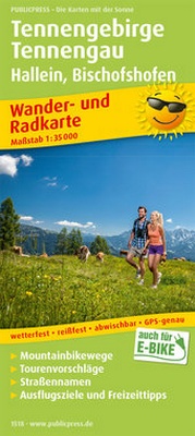 Abbildung von: Tennengebirge, Tennengau, Hallein - Bischofshofen - Freytag-Berndt und ARTARIA