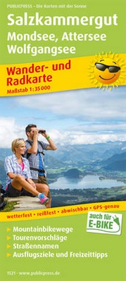 Abbildung von: Salzkammergut, Mondsee - Attersee, Wolfgangsee - Freytag-Berndt und ARTARIA