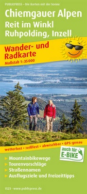 Abbildung von: Chiemgauer Alpen, Reit im Winkl, Ruhpolding, Inzell - Freytag-Berndt und ARTARIA