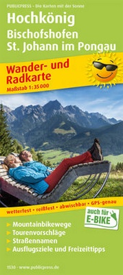Abbildung von: Hochkönig, Bischofshofen, St. Johann im Pongau - Freytag-Berndt und ARTARIA