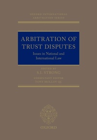 Abbildung von: Arbitration of Trust Disputes - OUP eBook