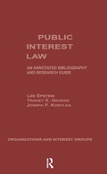 Cover: Public Interest Law - Garland Publishing Inc