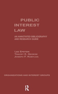 Enlarge image Cover: Public Interest Law - Garland Publishing Inc