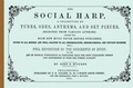 Cover: The Social Harp - University of Georgia Press