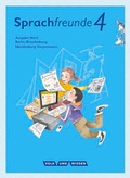 Cover: Sprachfreunde - Sprechen - Schreiben - Spielen - Ausgabe Nord (Berlin, Brandenburg, Mecklenburg-Vorpommern) - Neubearbeitung 2015 - 4. Schuljahr - Volk und Wissen Verlag