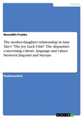 Cover: The mother-daughter relationship in Amy Tan's "The Joy Luck Club". The disparities concerning culture, language and values between Jing-mei and Suyuan - GRIN Verlag