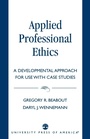 Cover: Applied Professional Ethics - University Press of America