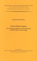 Cover: Pariser Heterotopien - Bayerische Akademie der Wissenschaften