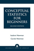 Cover: Conceptual Statistics for Beginners - University Press of America