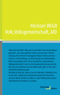 Abbildung von: Volk, Volksgemeinschaft, AfD - Hamburger Edition