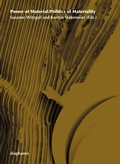 Cover: Power of Material - Politics of Materiality - Diaphanes