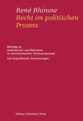 Cover: Recht im politischen Prozess - Helbing & Lichtenhahn